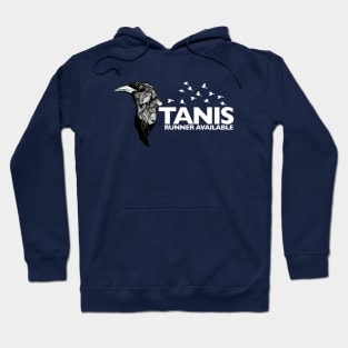 Tanis Grackle (white letters) by Gareth A. Hopkins (grthink) Hoodie